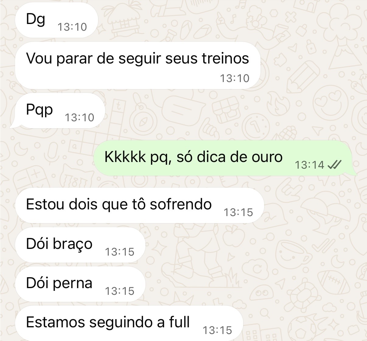 Depoimento de aluna DG Army